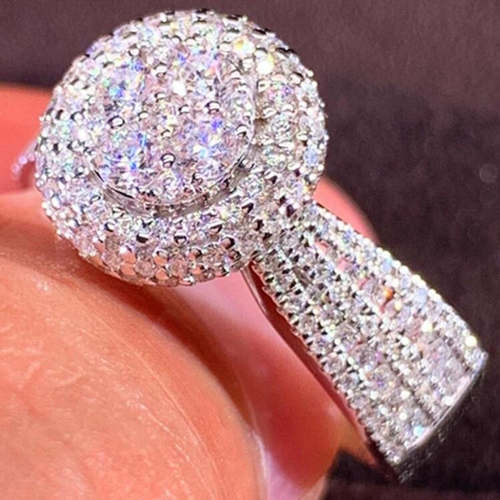 AQUA MARINE WEDDING RING